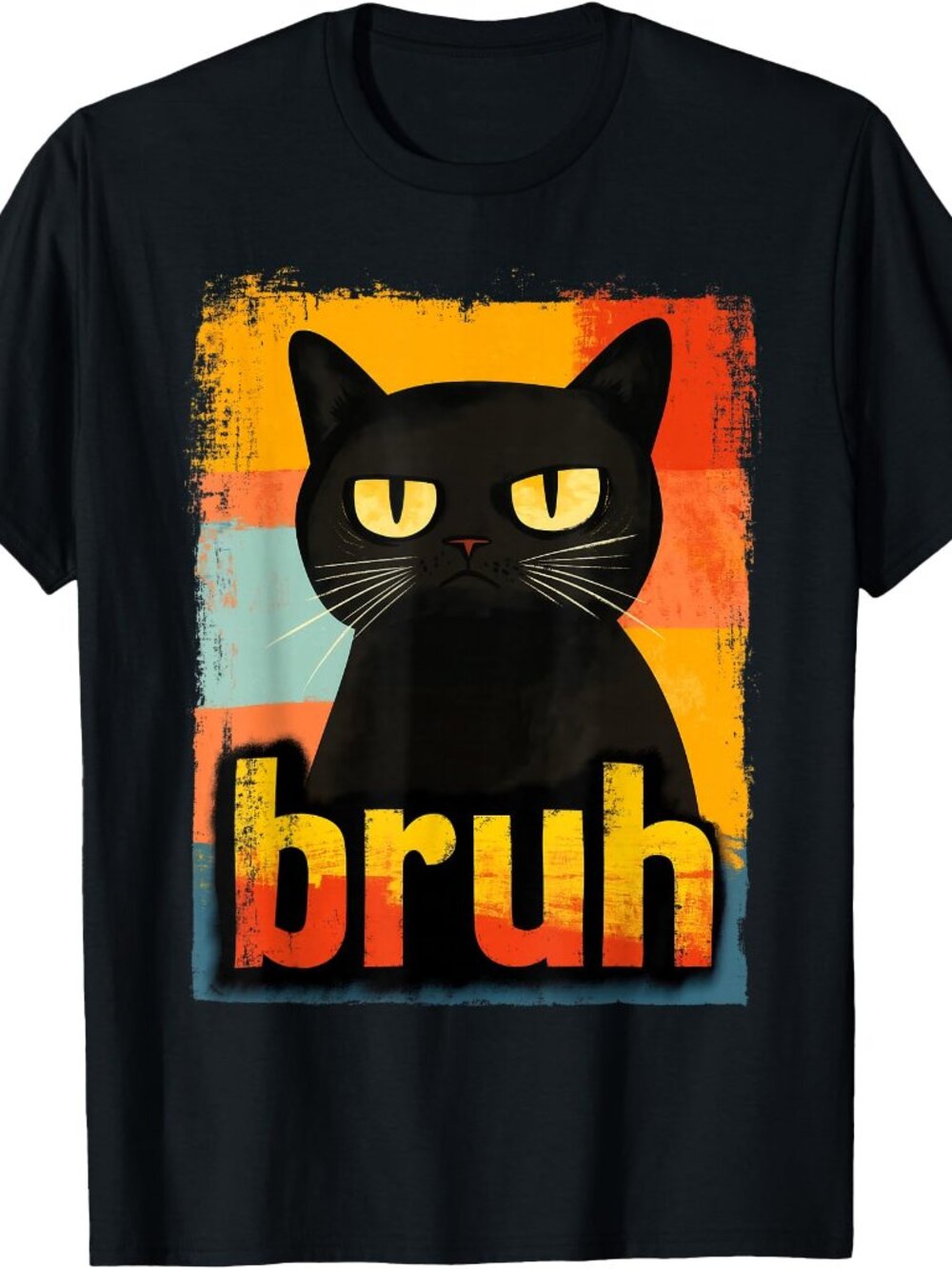 Funny Cat Bruh for Teens Meme Graphic T-Shirt